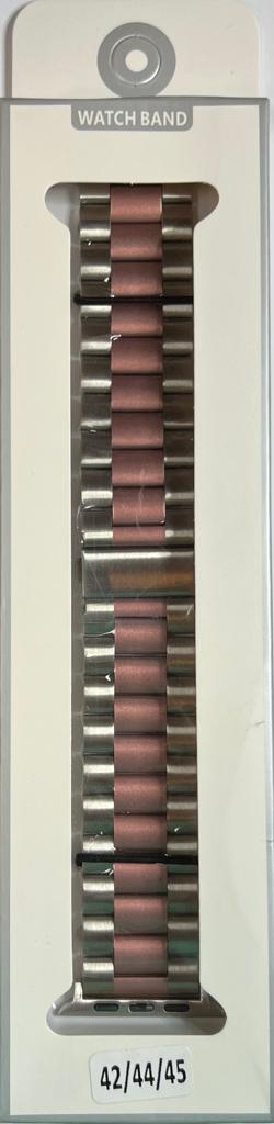 Curea metalica ceas bratara Silver powder 42-44 mm